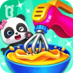 little panda chef’s robot kitchen android application logo